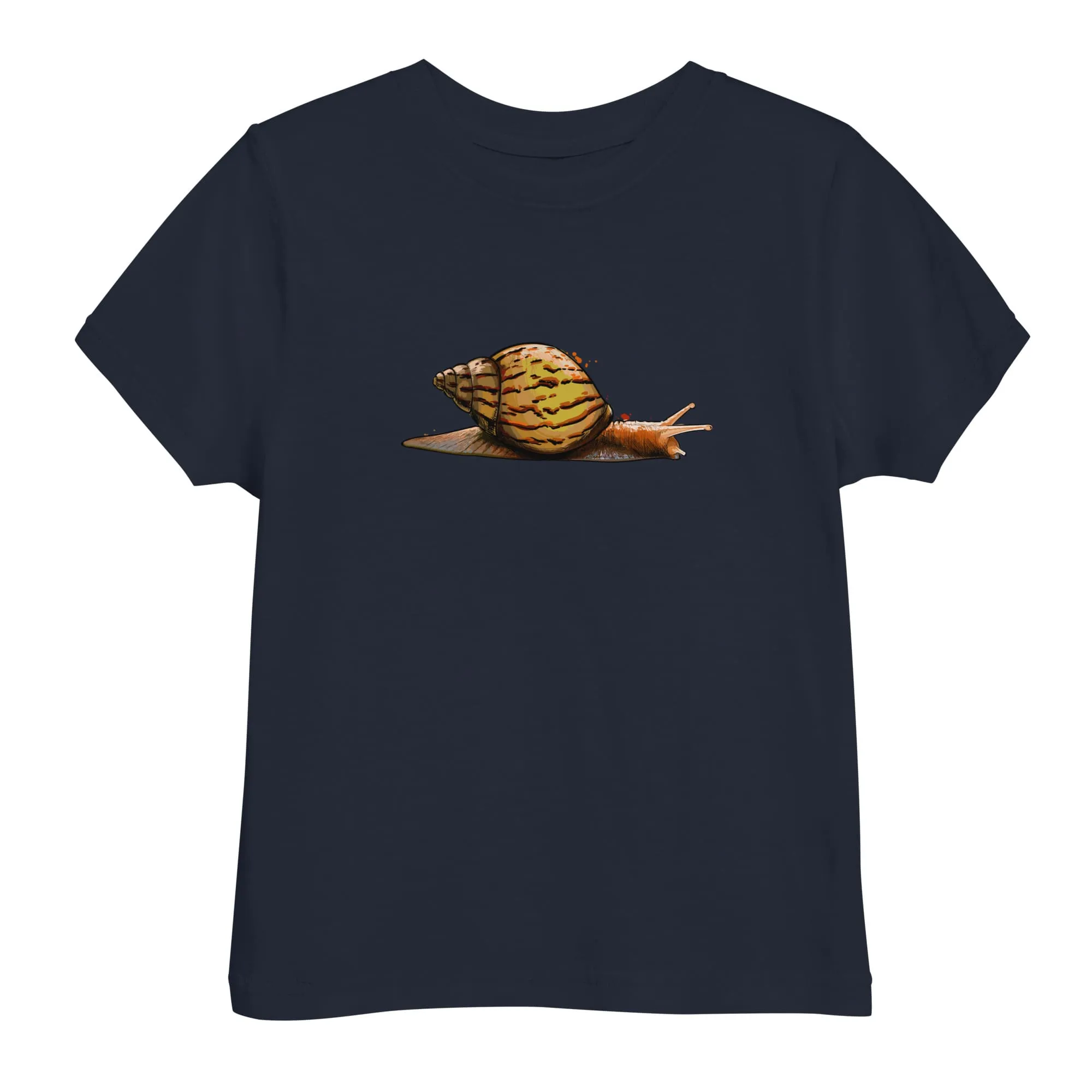 "Watercolor Snail" Snail T-Shirt for Toddlers