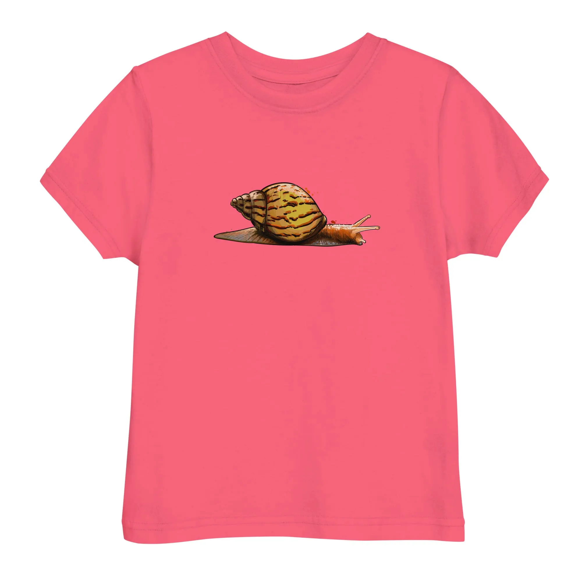 "Watercolor Snail" Snail T-Shirt for Toddlers