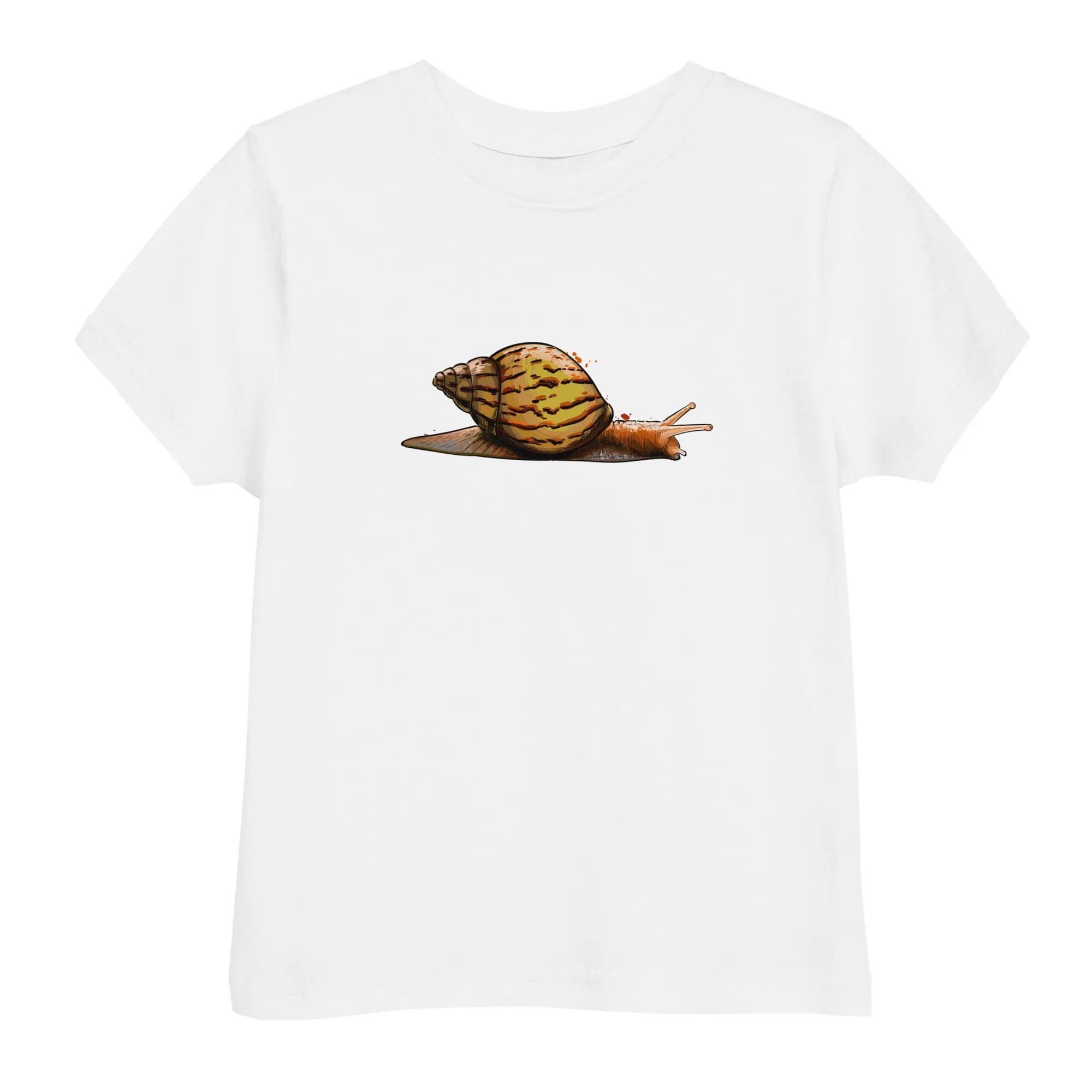 "Watercolor Snail" Snail T-Shirt for Toddlers