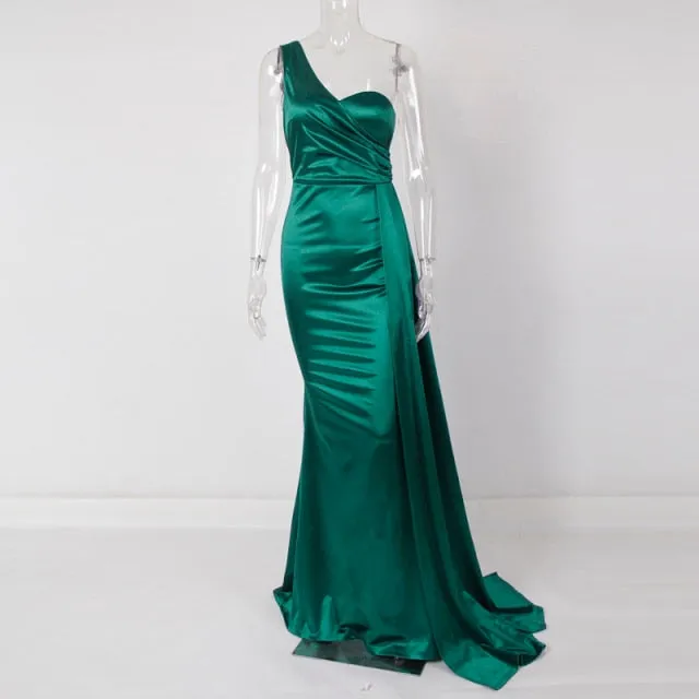 Stylemein - One Shoulder Maxi Dress