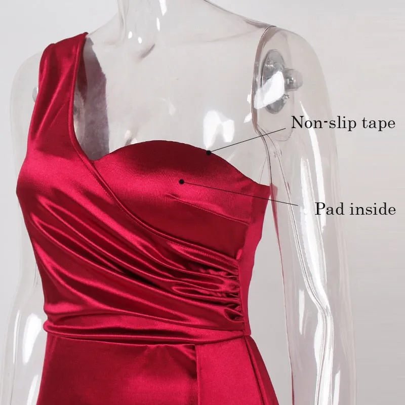 Stylemein - One Shoulder Maxi Dress