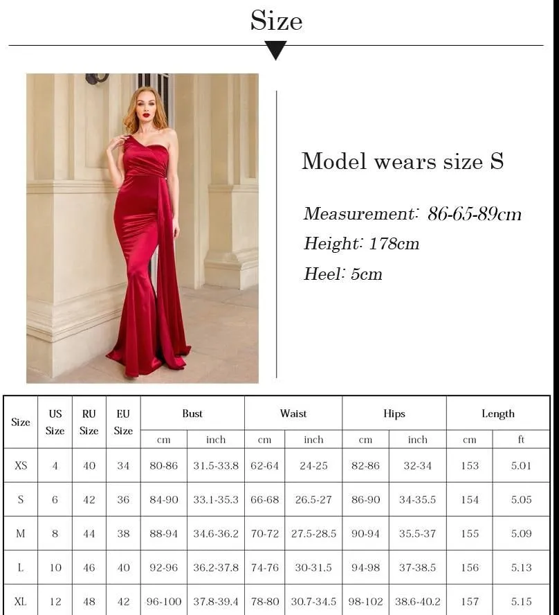 Stylemein - One Shoulder Maxi Dress