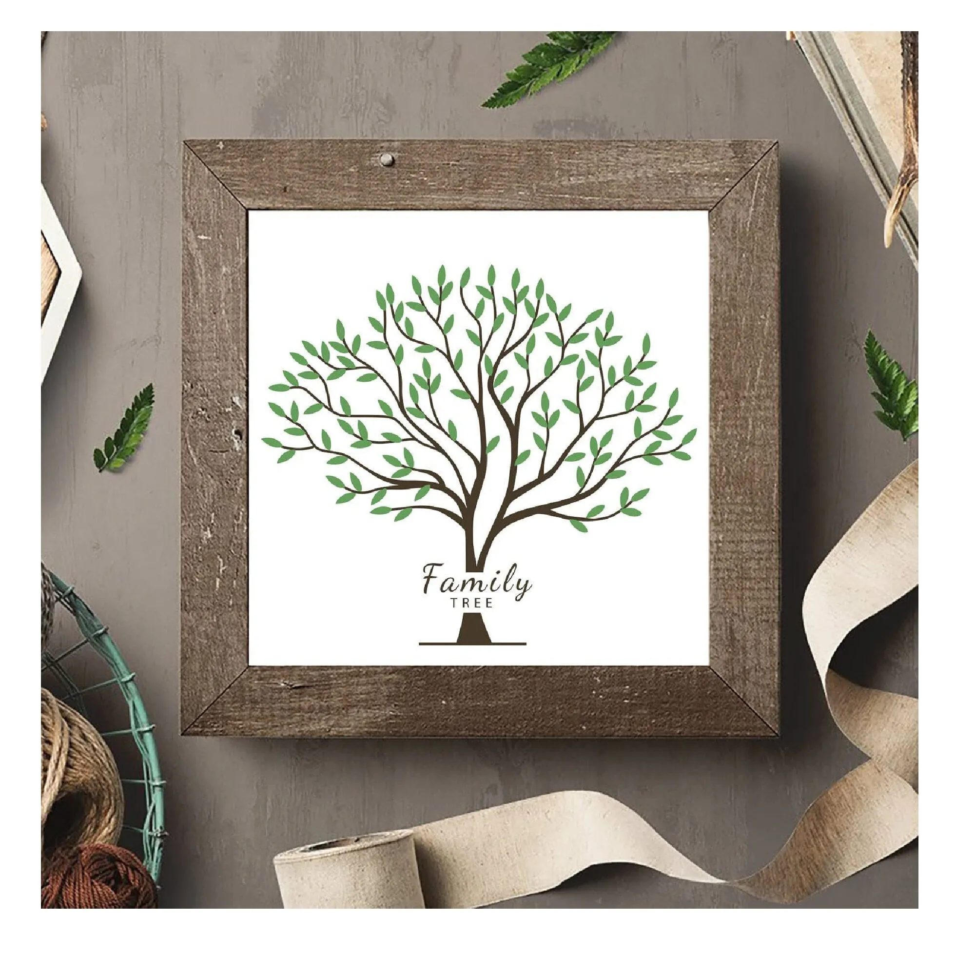 Tree Stencils | Small Painting Stencil, 6 Inch Nature Plant Stencils | Plastic Drawing Templates For Canvas Board Sign