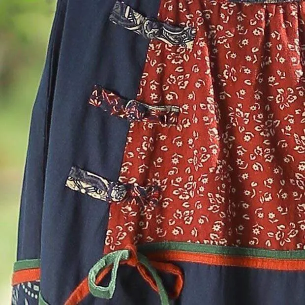 Tribal Patchwork Skirt
