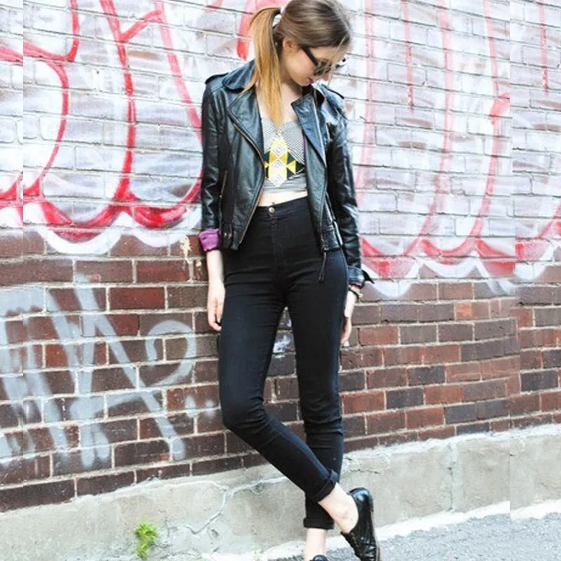 VenusFox Push Up Vintage High Waist Jeans