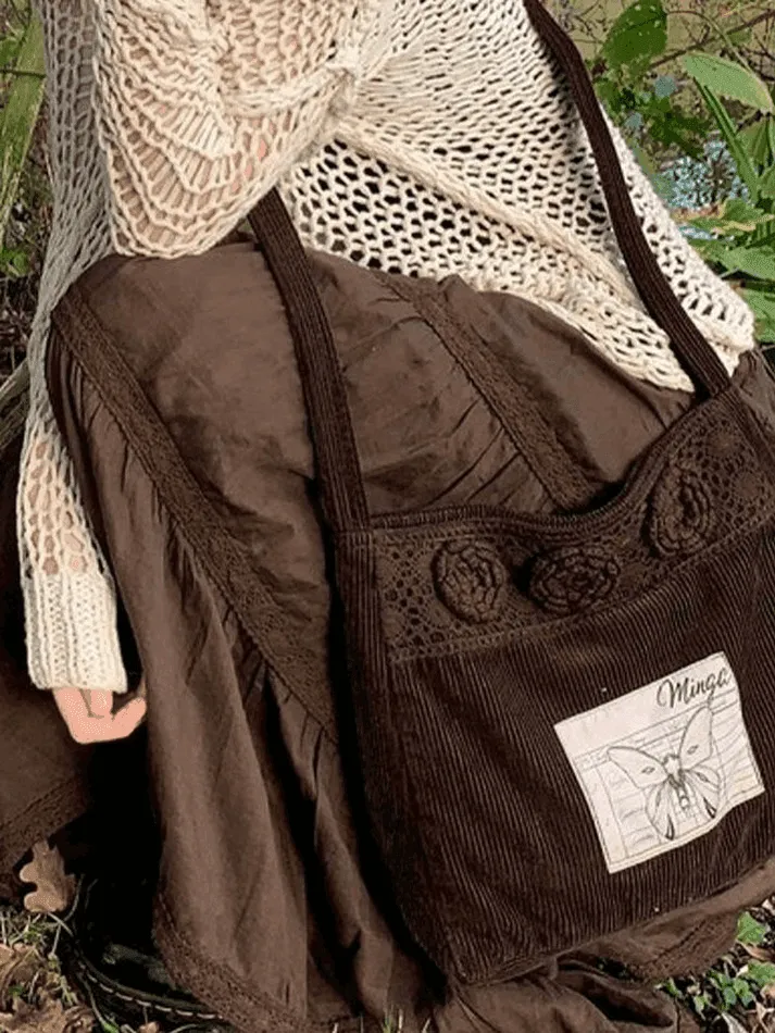 Vintage Tiered Midi Skirt