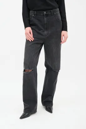 Washed Black Ryder Ripped Jeans