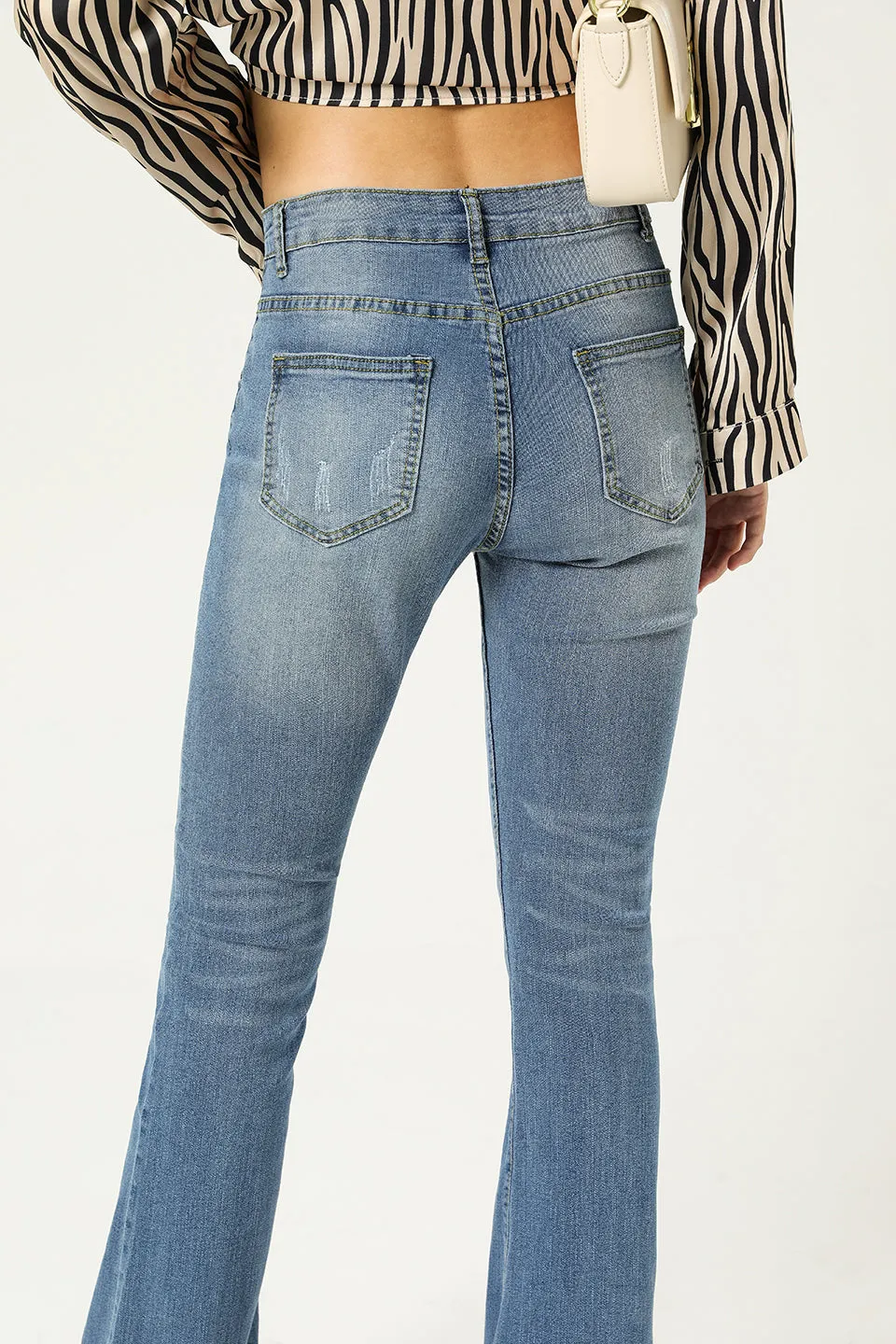 Yeknu Streetwear Women&#39;s Jeans Solid Color Denim Trousers Stright Leg Pants Autumn Winter Leisure Fashion Jeans Pants For Female